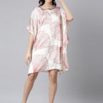Printed Kaftan Dress