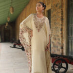 Ivory Grace Embroidered Kaftan