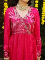 Fuschia pink Angrakha set - Image 3