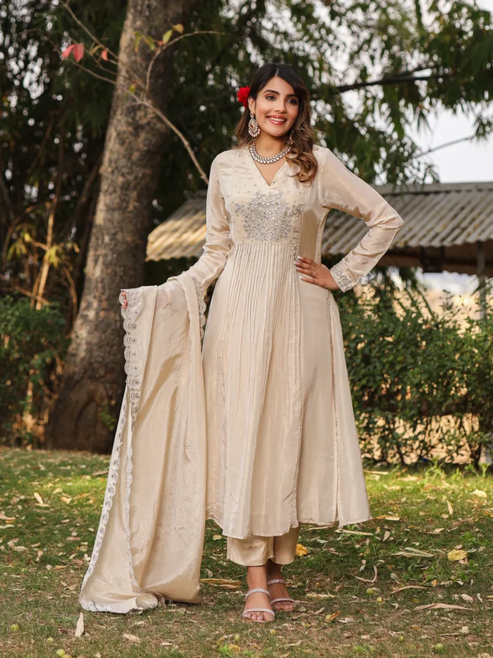 Pearl Ivory Kurta Set - Image 2