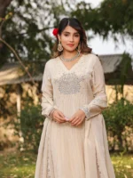 Pearl Ivory Kurta Set - Image 6