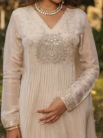 Pearl Ivory Kurta Set - Image 5