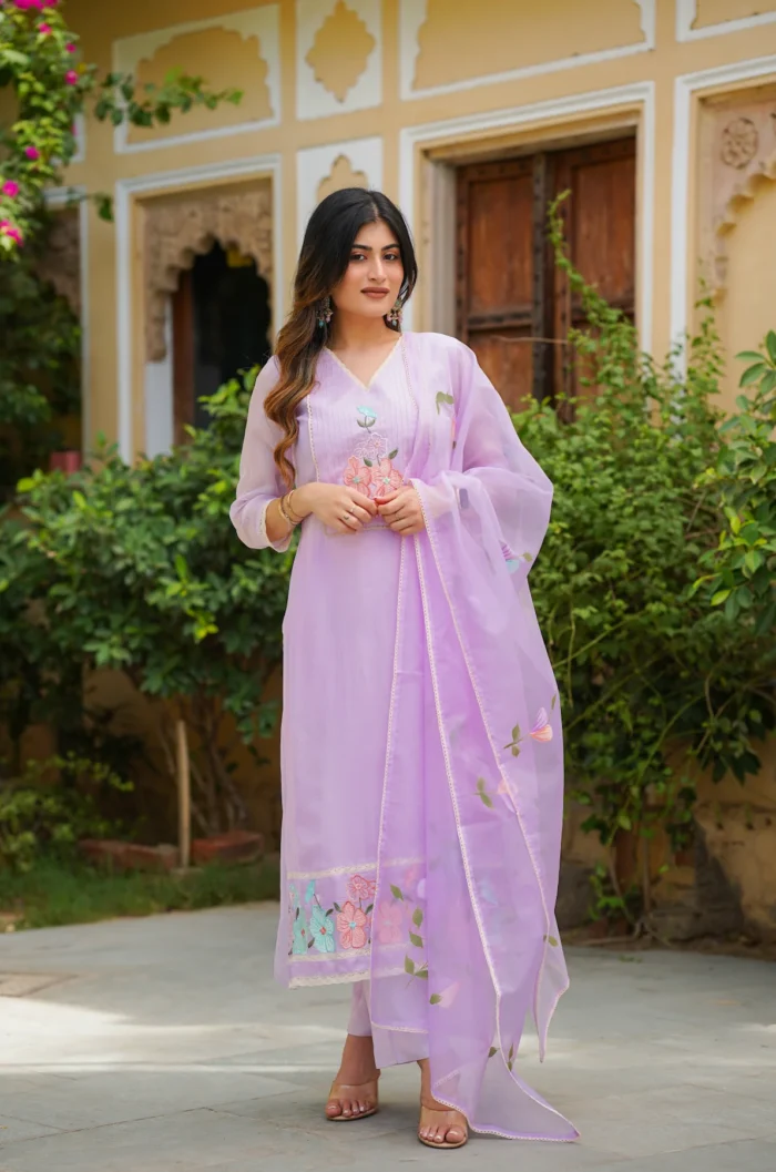 Wisteria Purple Suit Set - Image 3