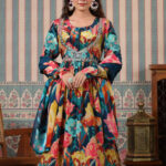 Blue Printed Suit Set