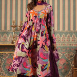 Romani Alia Purple Cut suit set