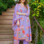 Electric purple Suit Set