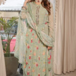 Verdant Green Anarkali Set