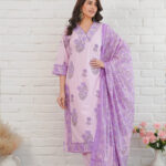 Helio Purple Suit Set