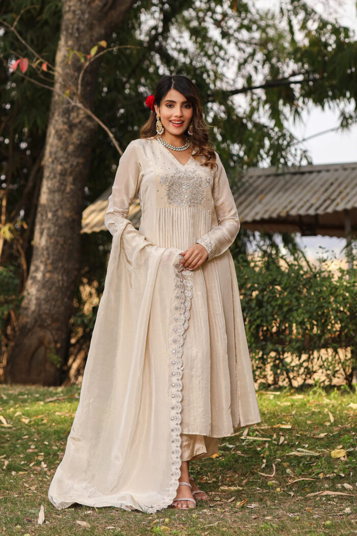 Pearl Ivory Kurta Set - Image 1