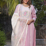 Crimson pink Suit Set