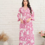 Hot pink Kurta Set