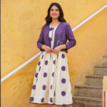 Purple Polka Dot Dress