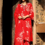 Laal Straight suit Set